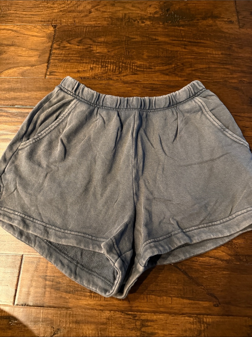 aerie Faded Blue Athletic Lounge Shorts